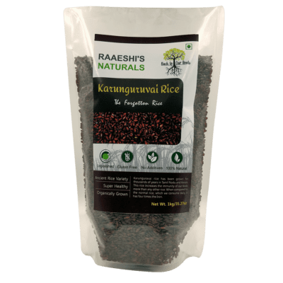 Karunguruvai Rice