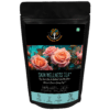 “Herbal tea for skin health with botanical ingredients.”